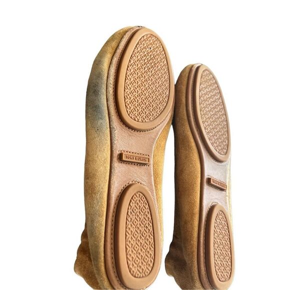 Tori Burch Minnie Travel Suede Ballet Flats size 6.5 - Picture 8 of 14